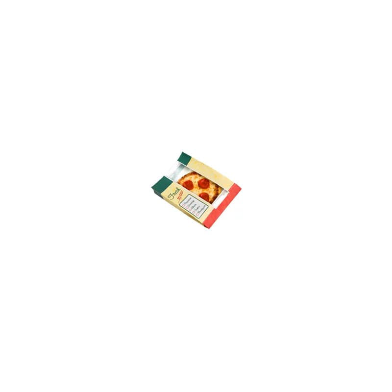 Bagcraft® Fresh N Go Pizza Bag 7.50X2X11 IN White With Tray With Window 250/Case