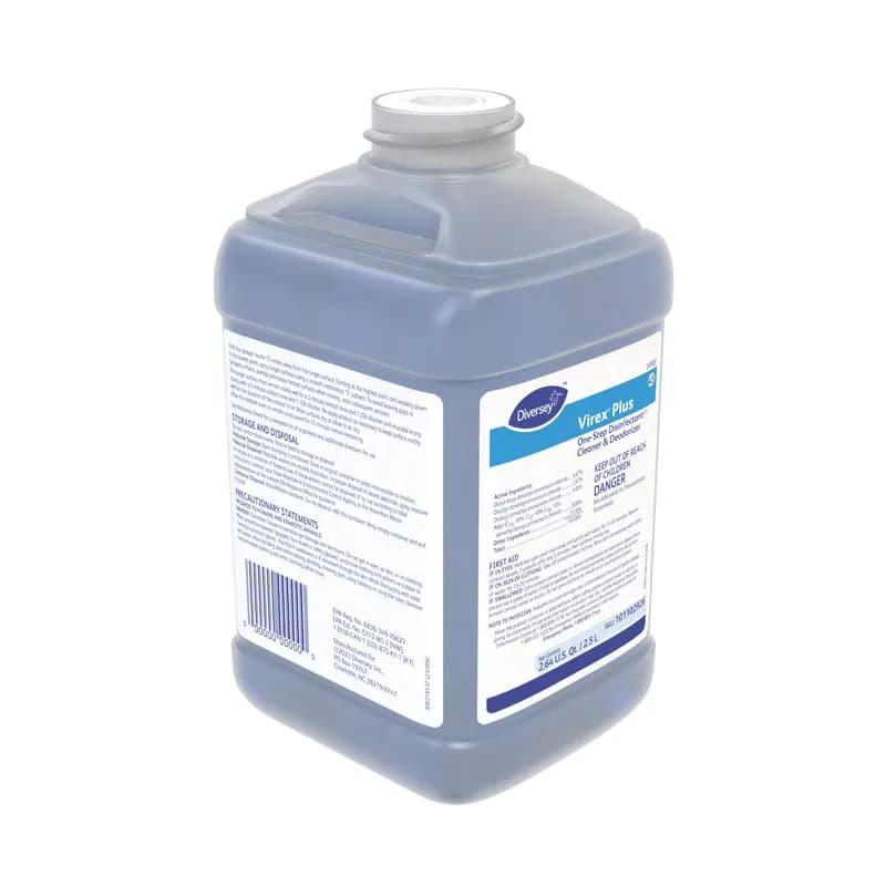 Virex® Plus One-Step Disinfectant Deodorizer 2.5 L Multi Surface Liquid Quat For J-Fill® 2/Case