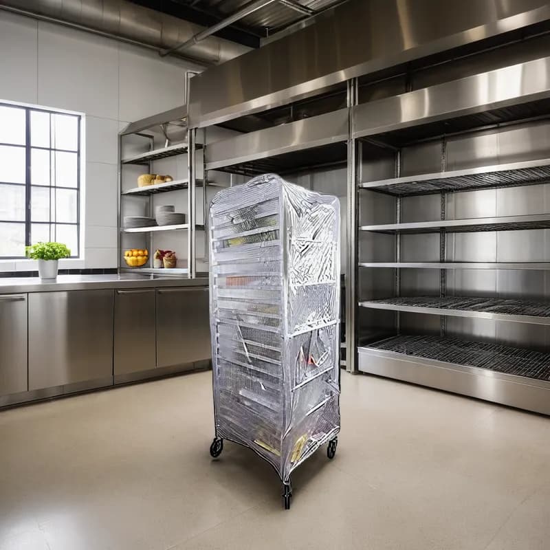 Bun Pan Rack Cover 52X80 IN Plastic 50/Case