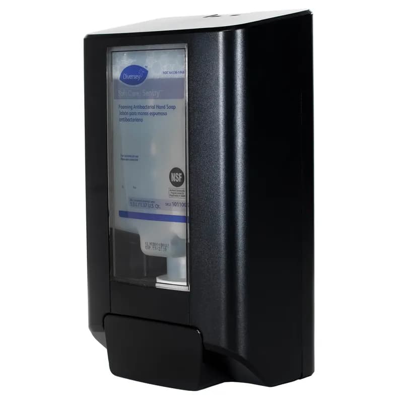 Soft Care® Hand Sanitizer & Soap Dispenser Black Plastic Manual 1/Each