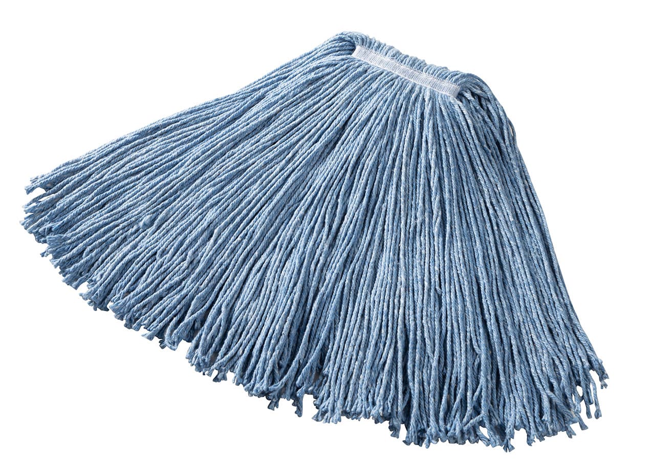 Dura Pro Mop Head XL 32 OZ Blue Blend Cut End Premium 1IN Headband 12/Case