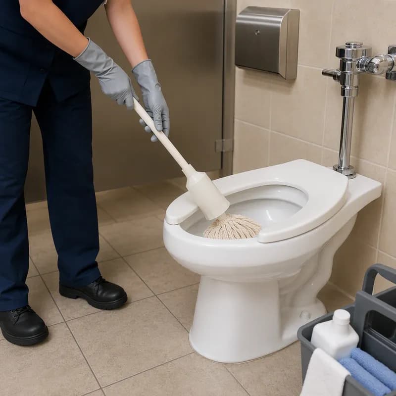 Fuller Toilet Bowl Mop 18 IN Synthetic Fiber Cone 1/Each