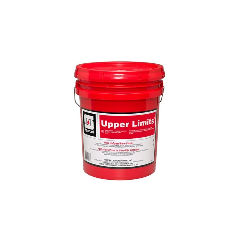 Upper Limits® Floor Finish 5 GAL Burnishing Alkaline RTU 20% Solids Ultra High Speed (UHS) 1/Each