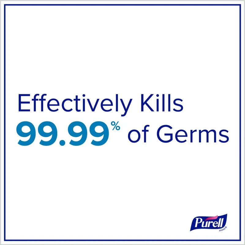Purell® Hand Sanitizer Wipe 2.38X2.03X0 IN Individually Wrapped 1 Sheets/Pack 1000 Packs/Case 1000 Sheets/Case