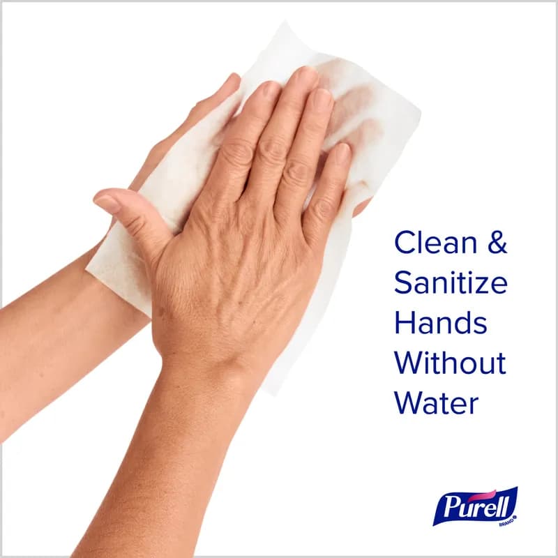 Purell® Hand Sanitizer Wipe 2.38X2.03X0 IN Individually Wrapped 1 Sheets/Pack 1000 Packs/Case 1000 Sheets/Case