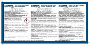 Orange Tough 40 Degreaser Product Label Paper 1/Each