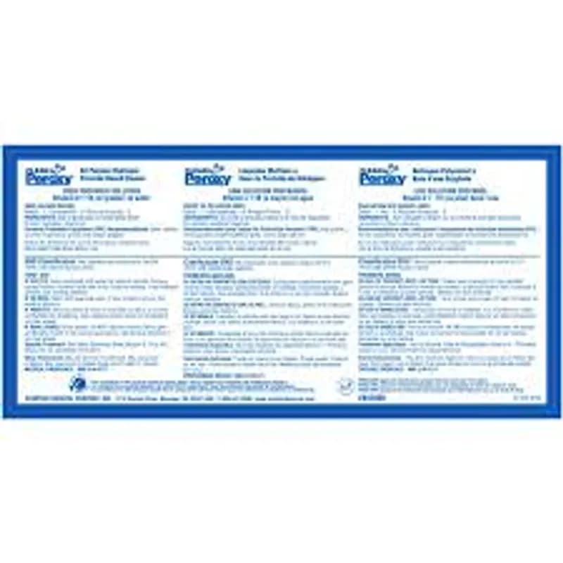 All Purpose Cleaner Product Label Vinyl White 1/Each
