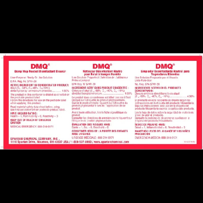 DMQ Product Label Paper 1/Each