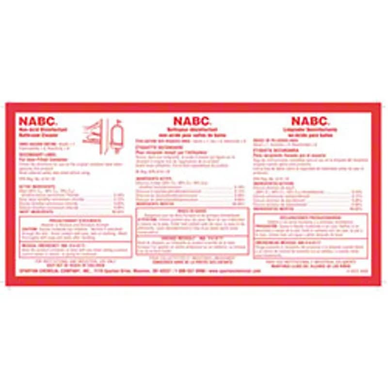 NABC Secondary Label Product Label 1/Each