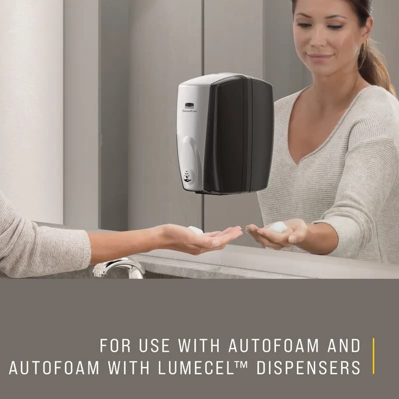 Autofoam Hand Sanitizer Foam 1 L 12.5X4.6X2.6 IN Clear 75% Ethyl Alcohol FDA Approved 4/Case