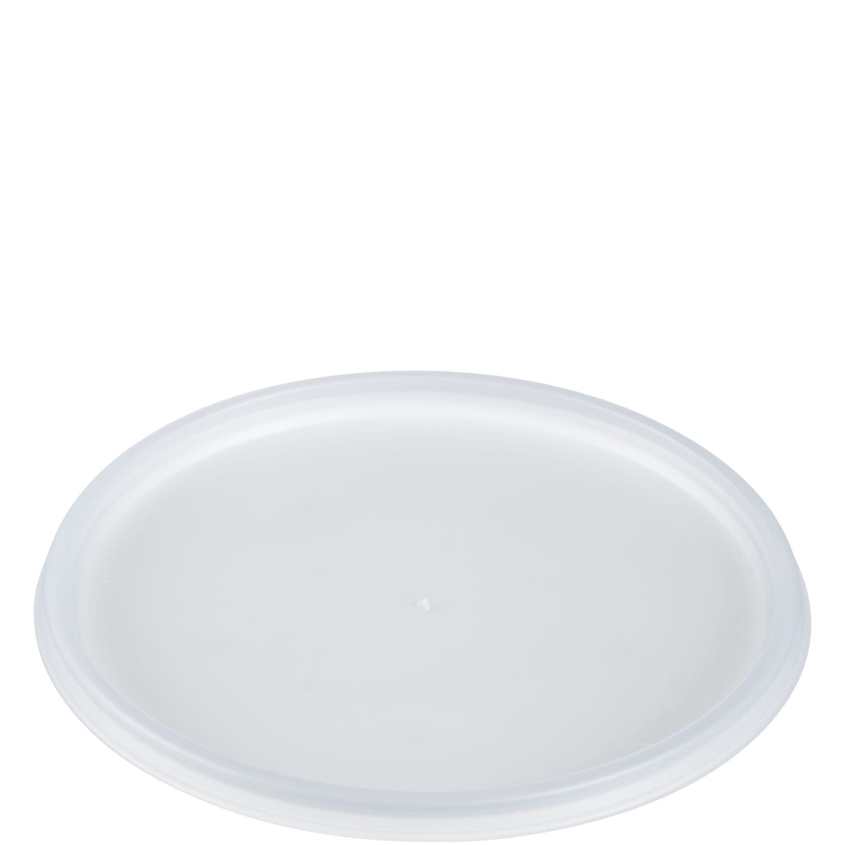 Dart® Lid Flat 5.2X0.3 IN HIPS Translucent For 48 OZ Bowl No Hole Vented 100 Count/Pack 5 Packs/Case 500 Count/Case