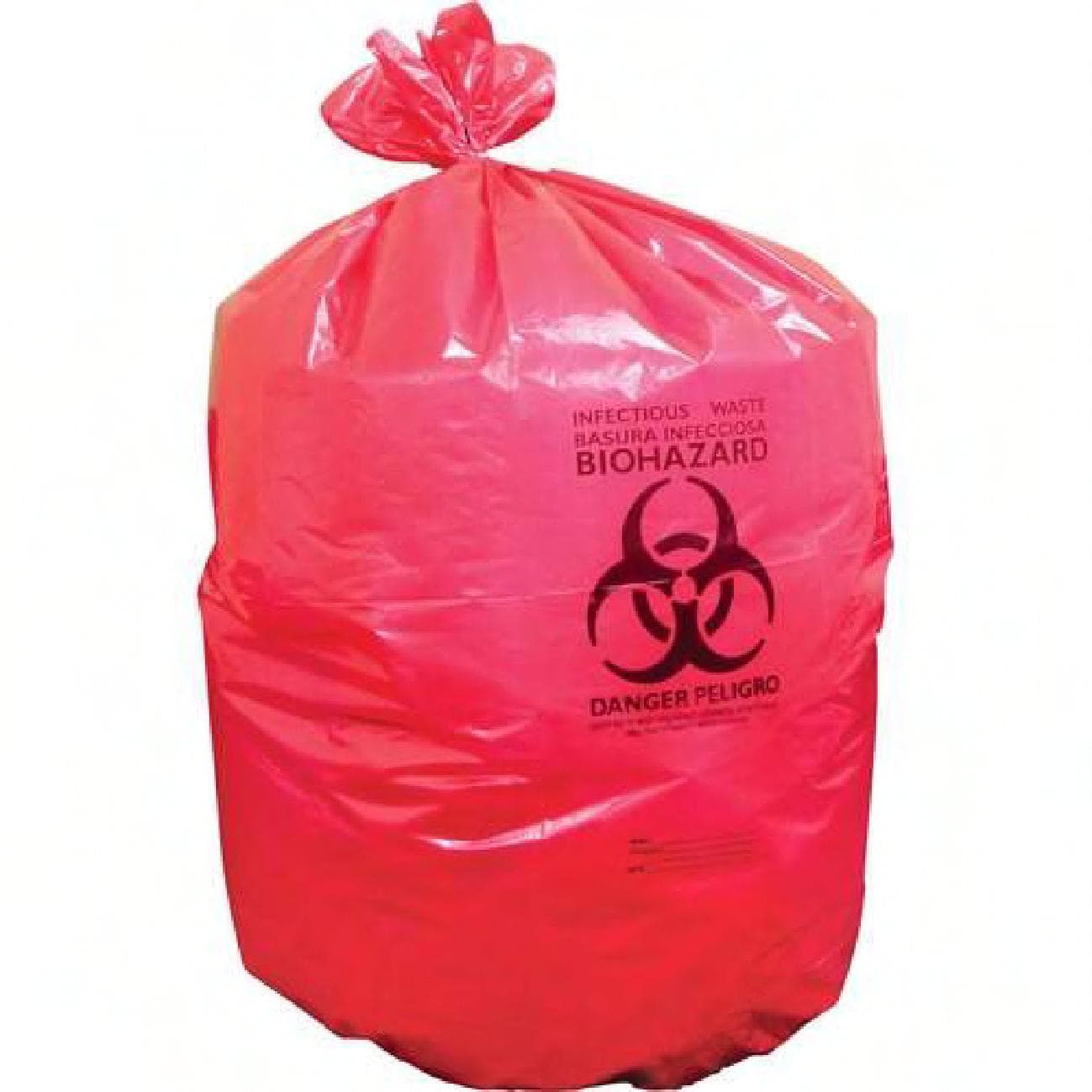 Can Liner 37X50 IN 44 GAL Red 1.3MIL 150/Case