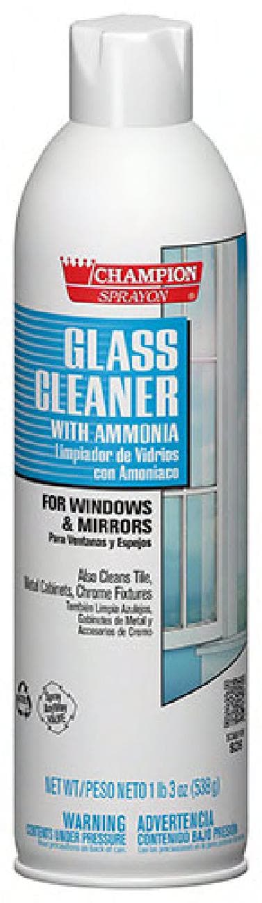 Glass Cleaner 19 OZ Aerosol Ammonia 1/Each