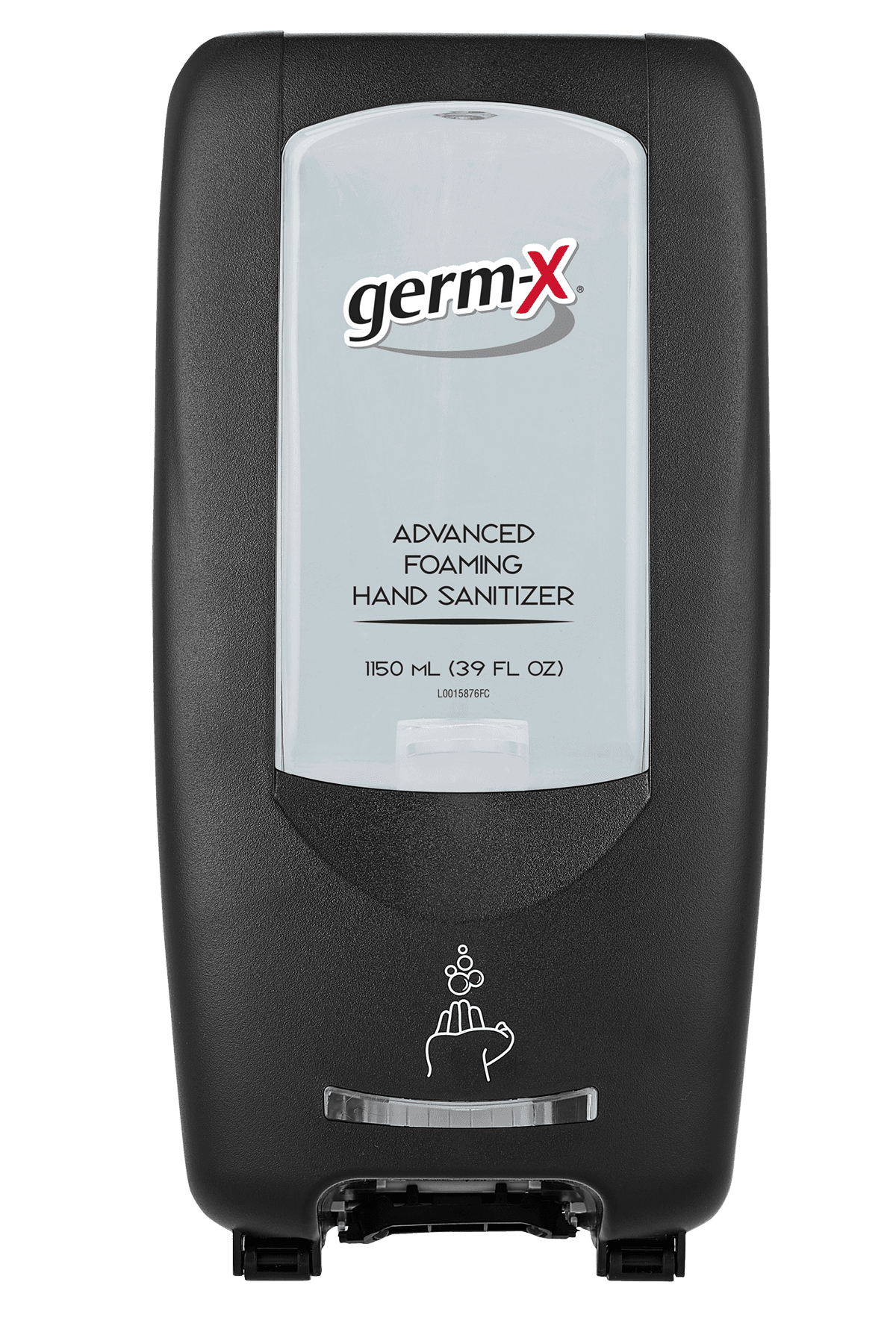 Germ-X® Hand Soap Dispenser 1150 mL Black Plastic 1/Each