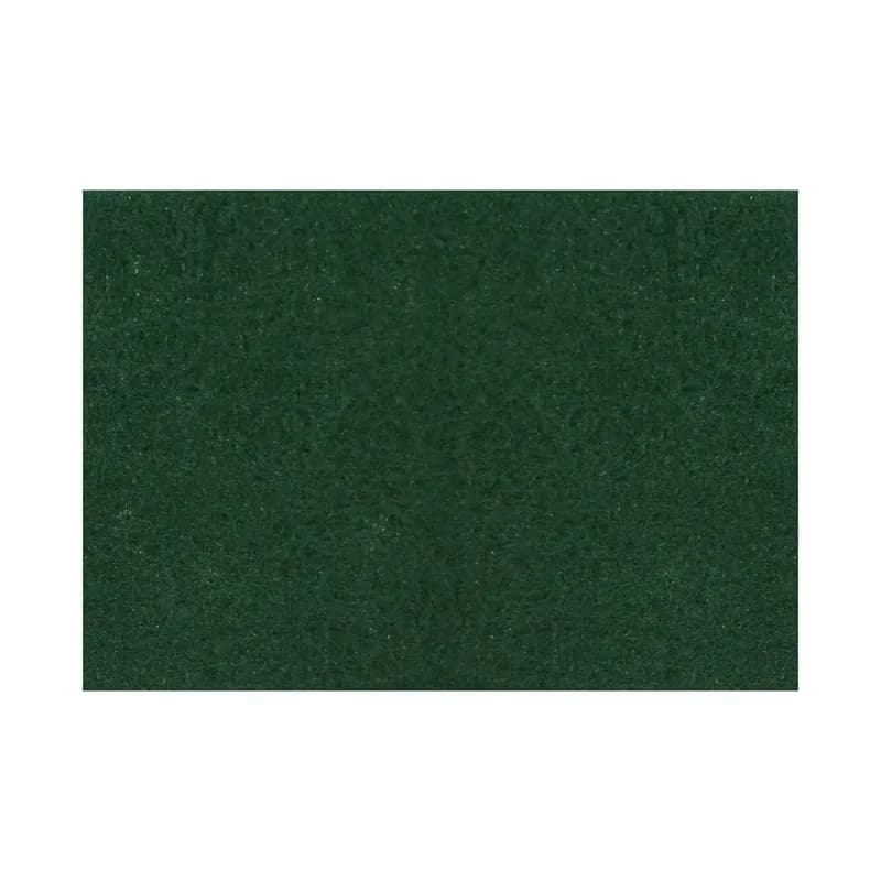 Scrubbing Pad 28X14 IN Green Synthetic Fiber 5/Case