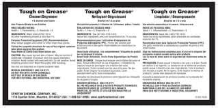 Tough on Grease Product Label Paper 1/Each