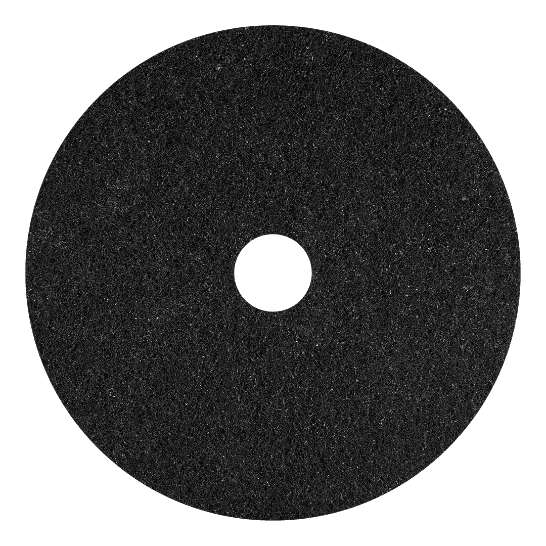 Stripping Pad 17 IN Black Polyester Fiber 5/Case