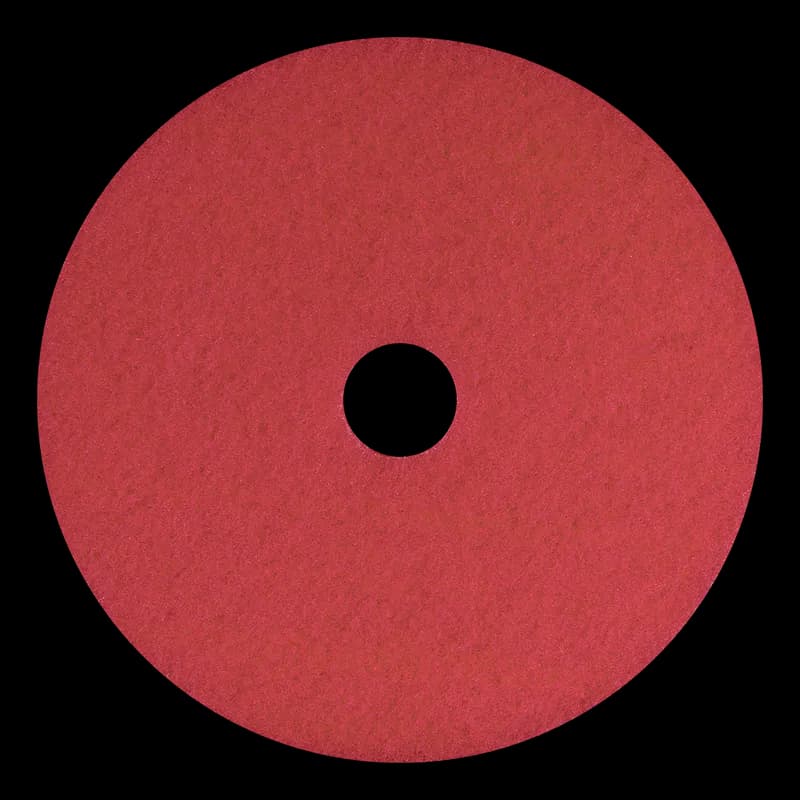 Buffing Pad 20 IN Red Polyester Fiber 5/Case