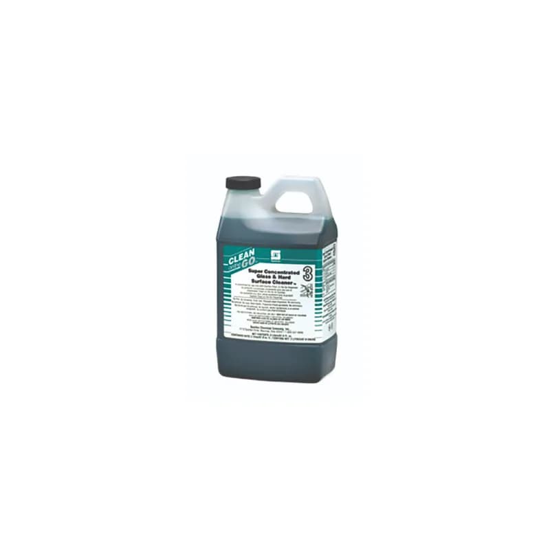 Super Concentrated Glass & Hard Surface Cleaner 3 Fresh Scent 2 L Multi Surface Alkaline 4/Case