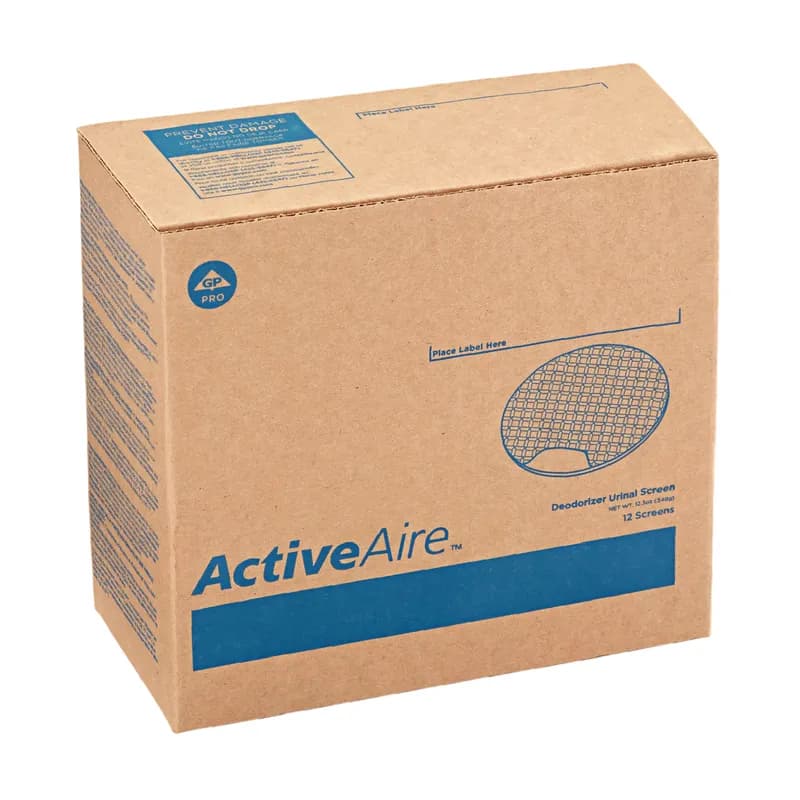ActiveAire® Urinal Screen Coastal Breeze Blue Plastic Deodorizer 12/Case
