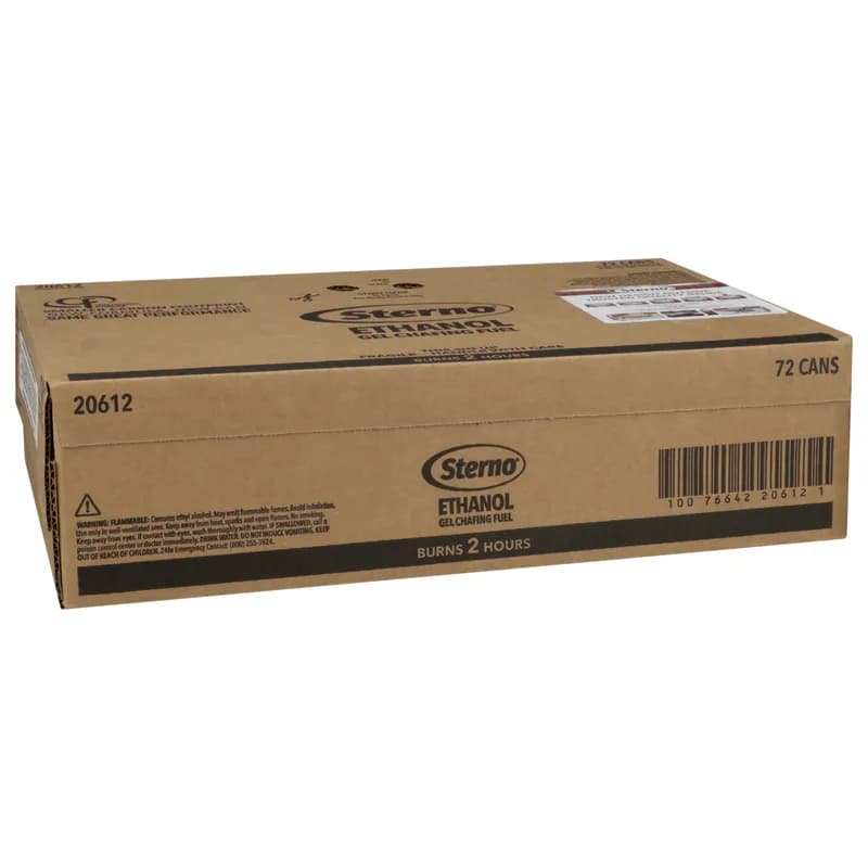 Green Chafing Fuel 2-HR Gel 72/Case