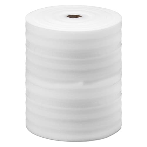 Starfoam® Foam 48IN X550FT White Polyethylene Foam 0.125GA Slit 24" Perf 12" 2 Count/Bundle