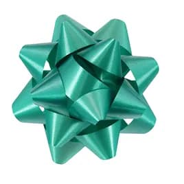 Splendorette Bow 3.75 IN Emerald With Sticker 15 Loops 200/Box