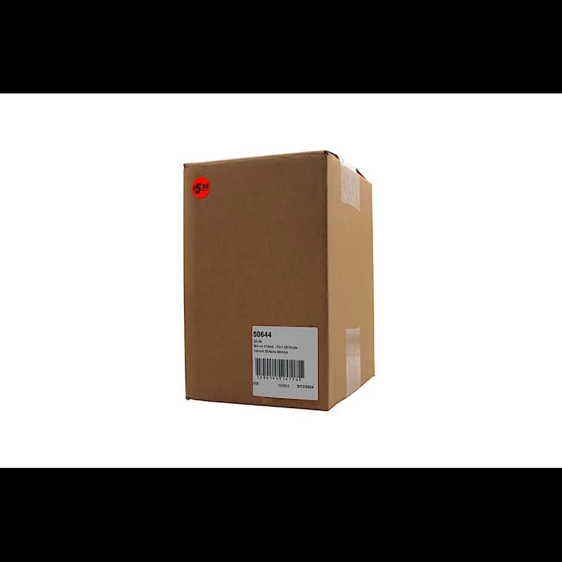 5.99 Label 1.25 IN Black Fluorescent Red Circle 1000 Count/Roll