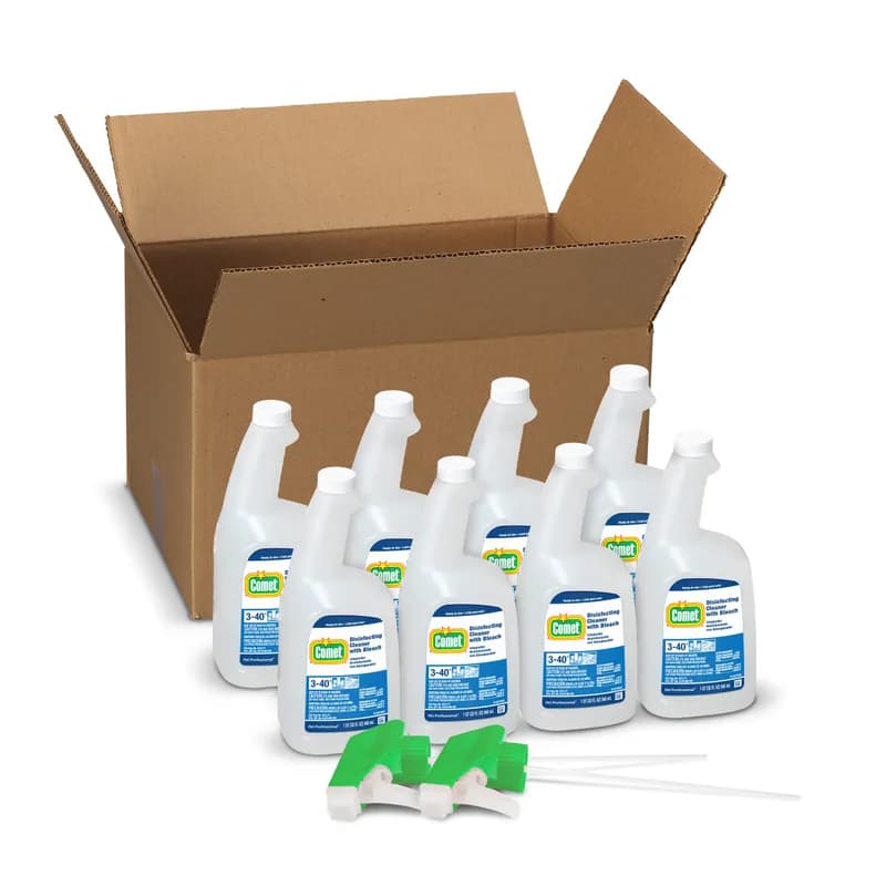 Comet Fresh Scent Disinfectant Cleaner 32 OZ Liquid RTU Bleach 8/Case