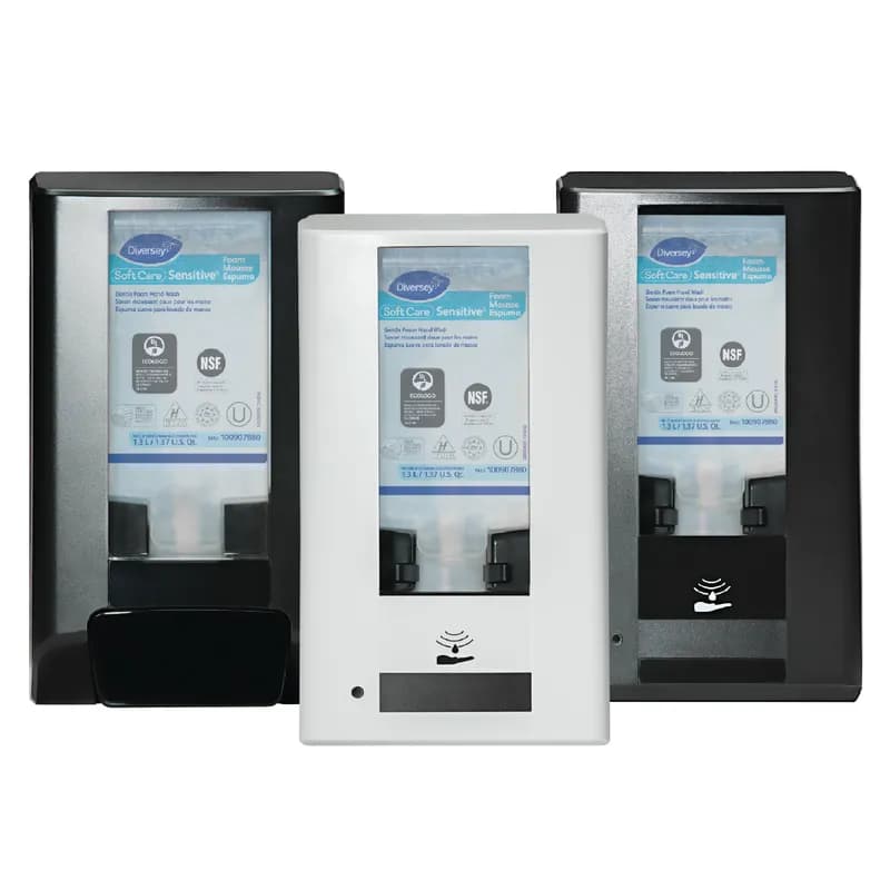 Soft Care® Hand Sanitizer & Soap Dispenser White Plastic Manual For IntelliCare 1/Each