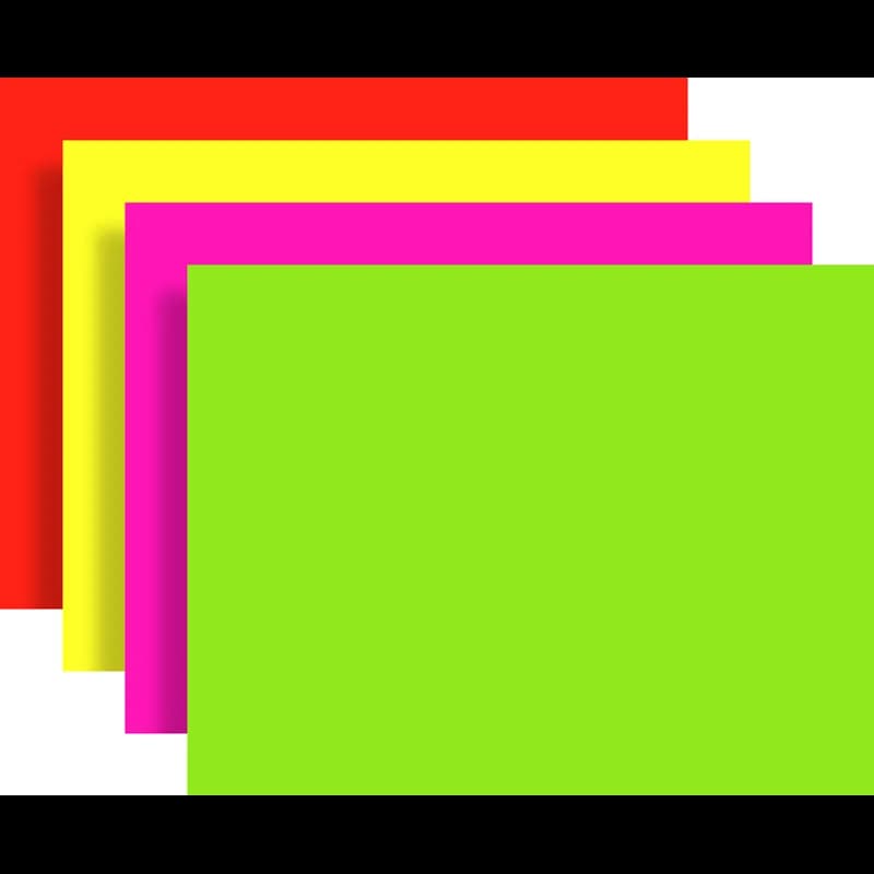 U G Blanks Card Stock 8.5X11 IN Rainbow Paper 100/Case