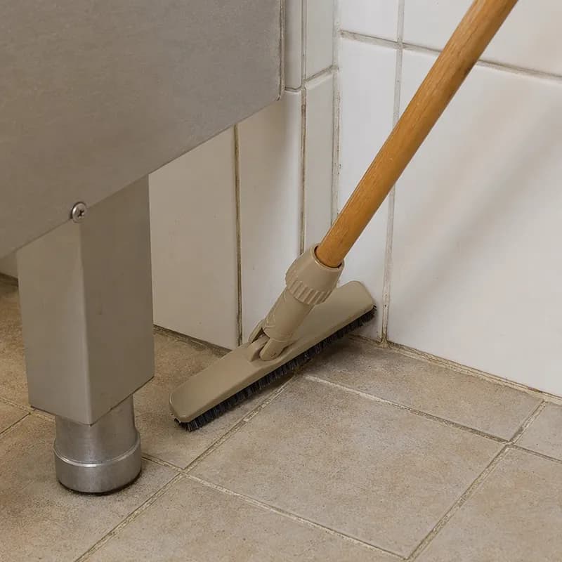 Grout & Tile Brush 8.5 IN Plastic Nylon Black Pivoting 1/Each