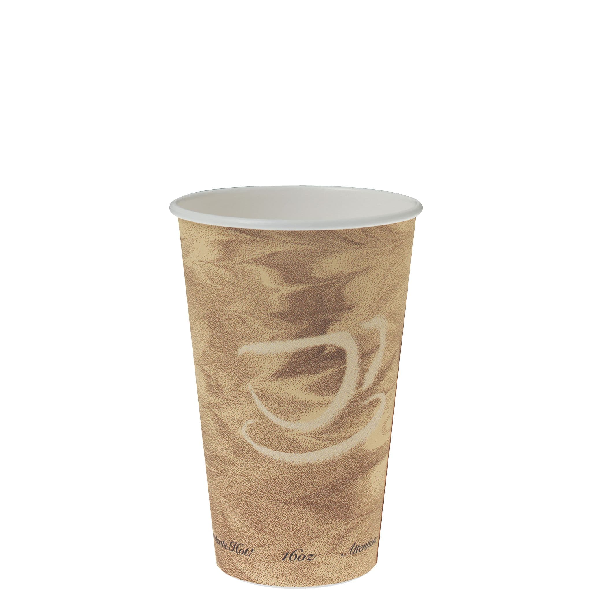 Solo® Hot Cup 16 OZ SSP Multicolor Mistique® Stock Print 50 Count/Pack 20 Packs/Case 1000 Count/Case