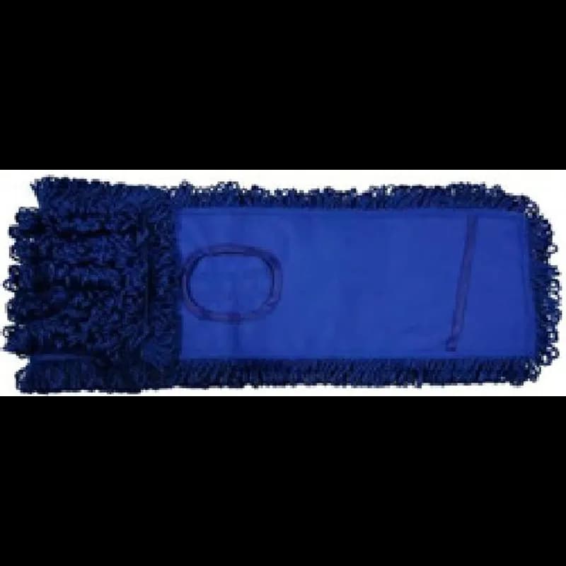 Dust Mop 24 IN Blue With Pocket Backing 1/Each