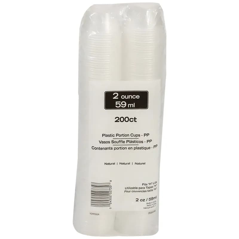 Souffle & Portion Cup 2 OZ PP Clear 2400/Case