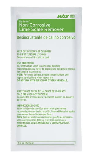 Kay® Unscented Descaler 1.5 OZ Powder Non-Corrosive 48 Count/Pack 4 Packs/Case 192 Count/Case