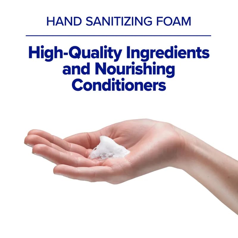 Purell® Hand Sanitizer Foam 1200 mL 5.51X3.52X8.65 IN Fragrance Free 72% Ethyl Alcohol Gentle & Free For ES8 2/Case