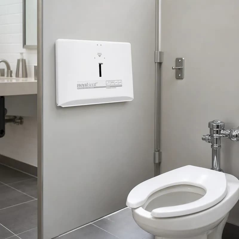 NeatSeat® Toilet Seat Cover Dispenser White 1/Each