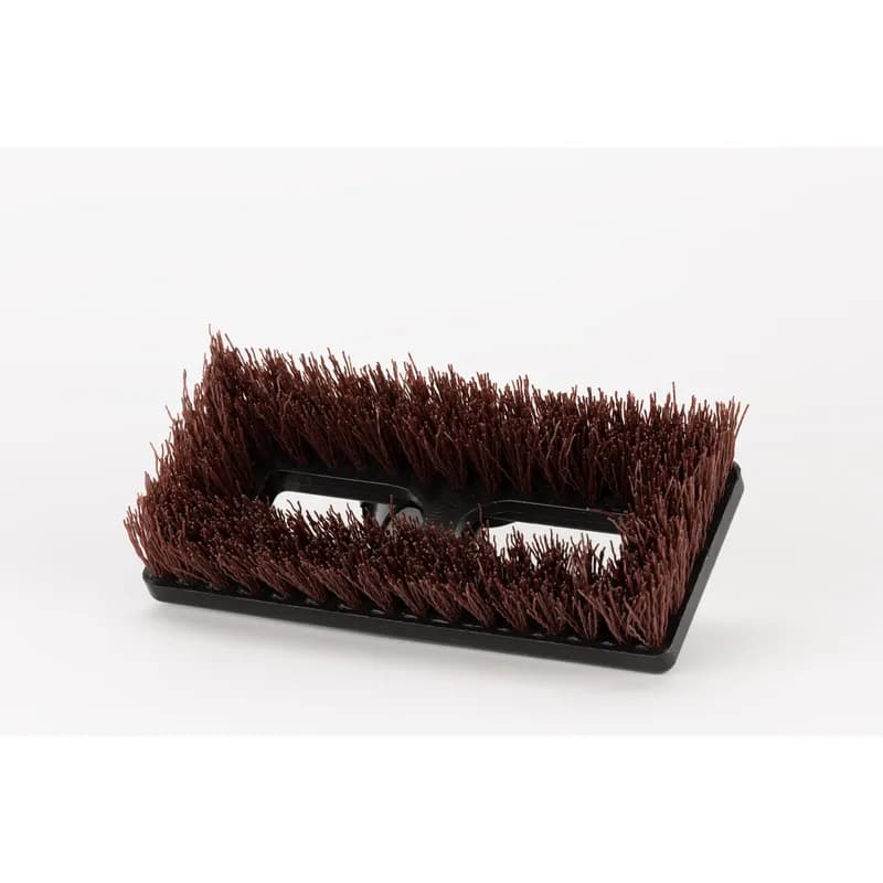 Carlisle Foodservice Products® Flo-Pac® Swivel Scrub Scrub Brush 8 IN Plastic Nylon Red 1/Each