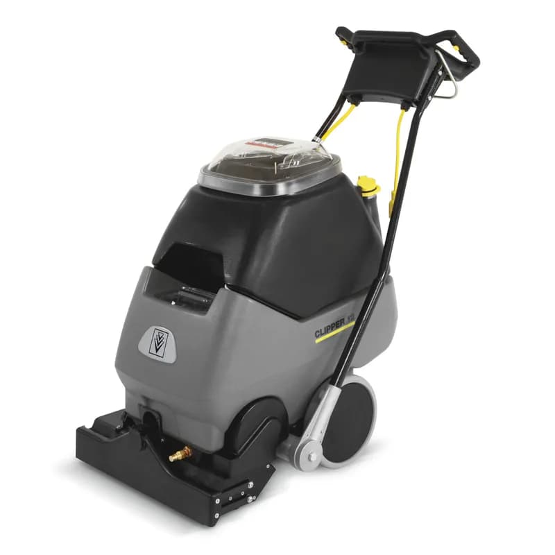 Clipper™ Carpet Extractor 12 GAL 18IN Metal With 50FT Cord Walk Behind 1/Each