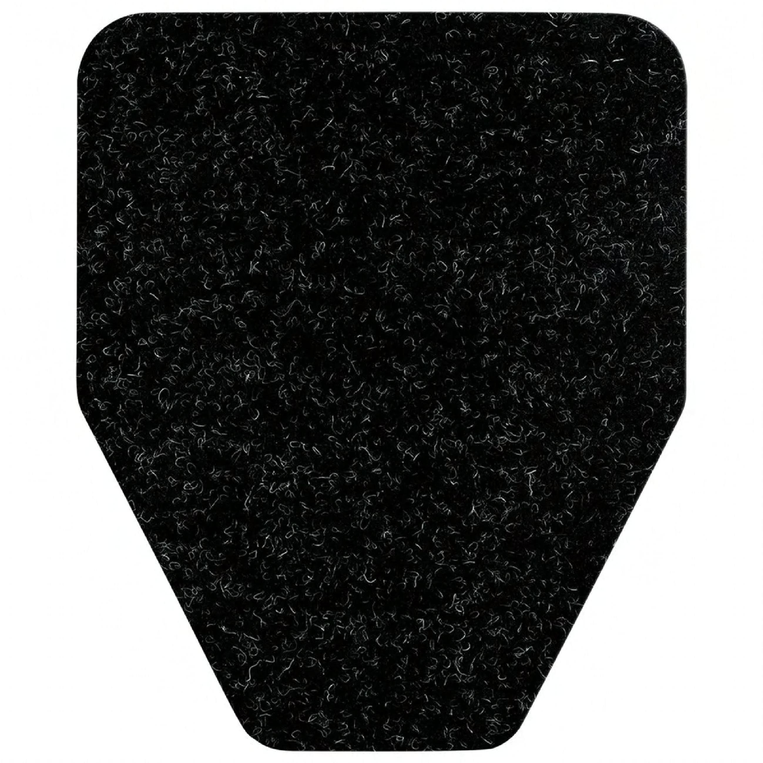 WizKid Urinal Mat Black PET Rubber Antimicrobial No Logo 72/Case