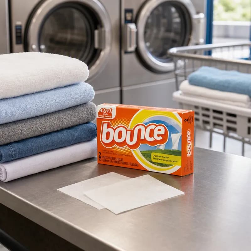 Bounce® Outdoor Fresh Laundry Softener Sheet Coin Vend 2 Count/Pack 78 Packs/Case 156 Count/Case