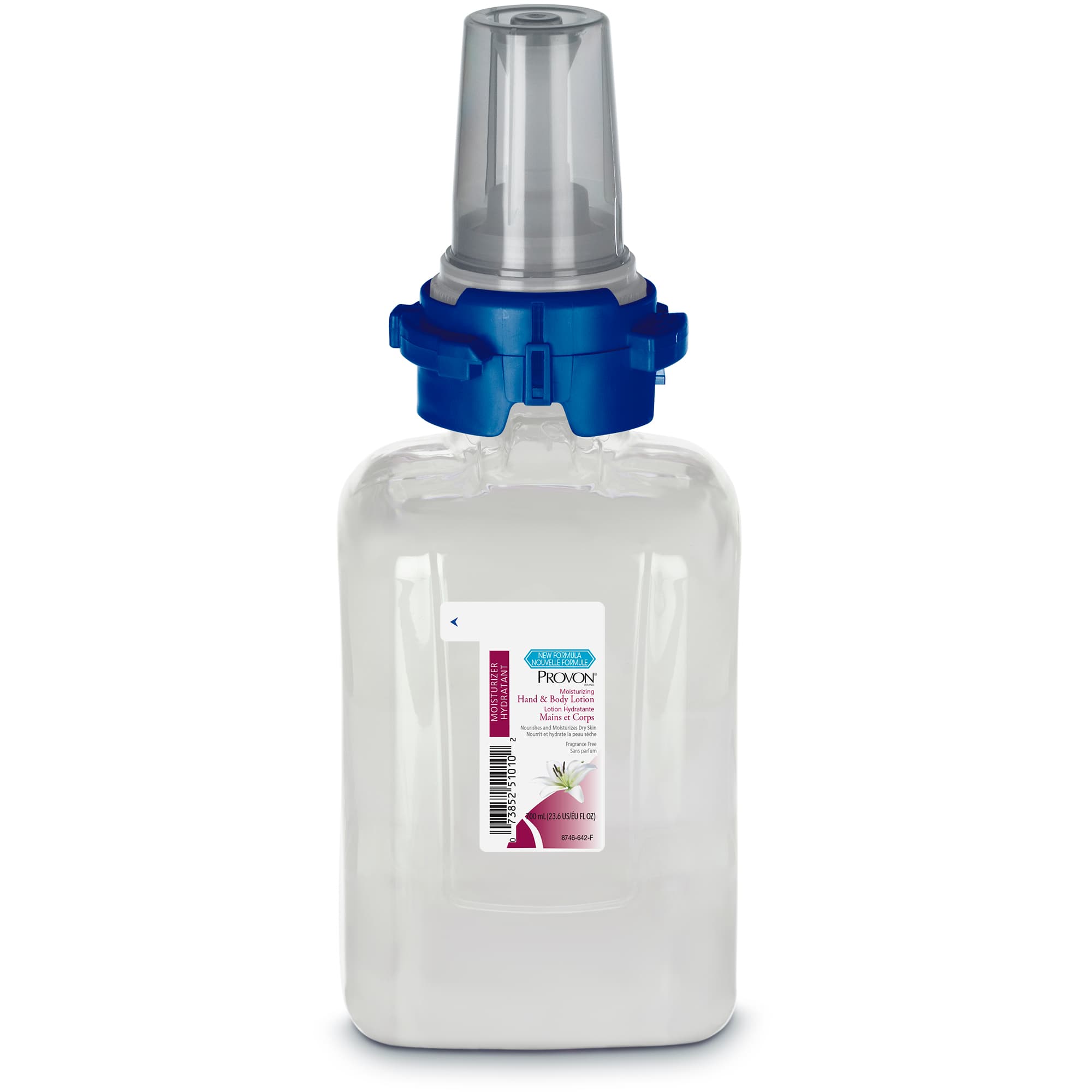 PROVON® Hand & Body Lotion Liquid 700 mL 3.32X3.46X8.75 IN Fragrance Free Hypoallergenic For ADX-7 4/Case
