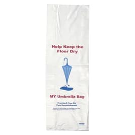 Umbrella Bag 8X3X24 IN Clear Plastic 20MIC 1000/Case
