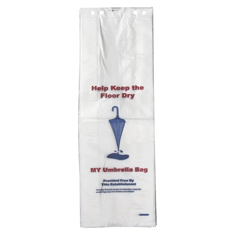 Victoria Bay Umbrella Bag 8X3X24 IN Clear Plastic 20MIC 1000/Case