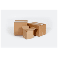 Regular Slotted Container (RSC) 10X8X6 IN Corrugated Cardboard 32ECT 25 Count/Bundle