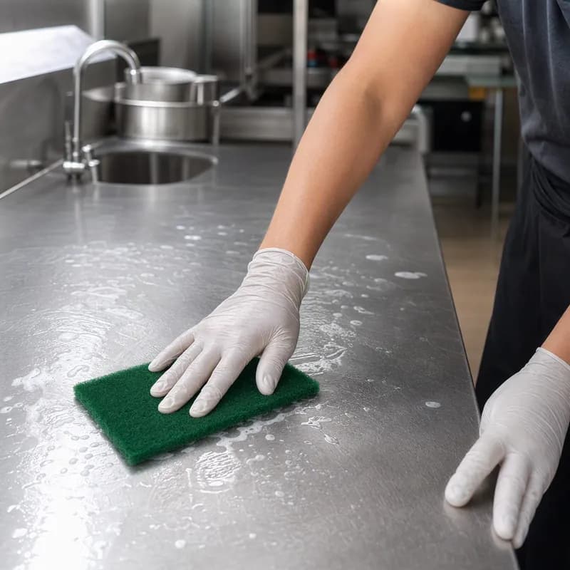 Scrubbing Pad 6X9 IN Green 60/Case