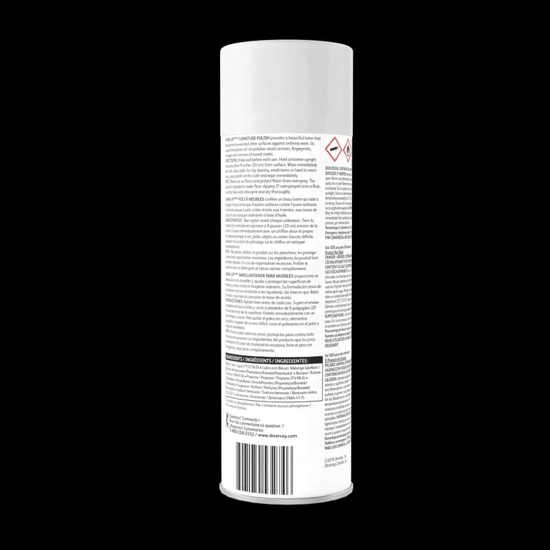Shine-Up Lemon Furniture Polish 19 FLOZ Multi Surface Aerosol RTU 12/Case