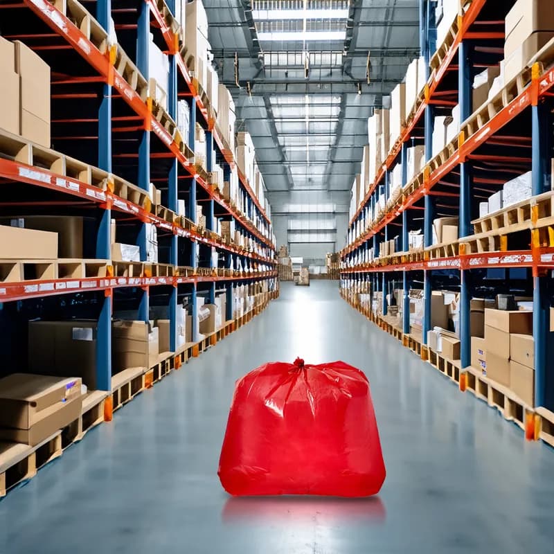 Liner 33X39 IN Red LLDPE 1.25MIL 100/Case