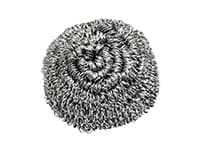 Scrubber 1.23 OZ Stainless Steel Silver 6/Case